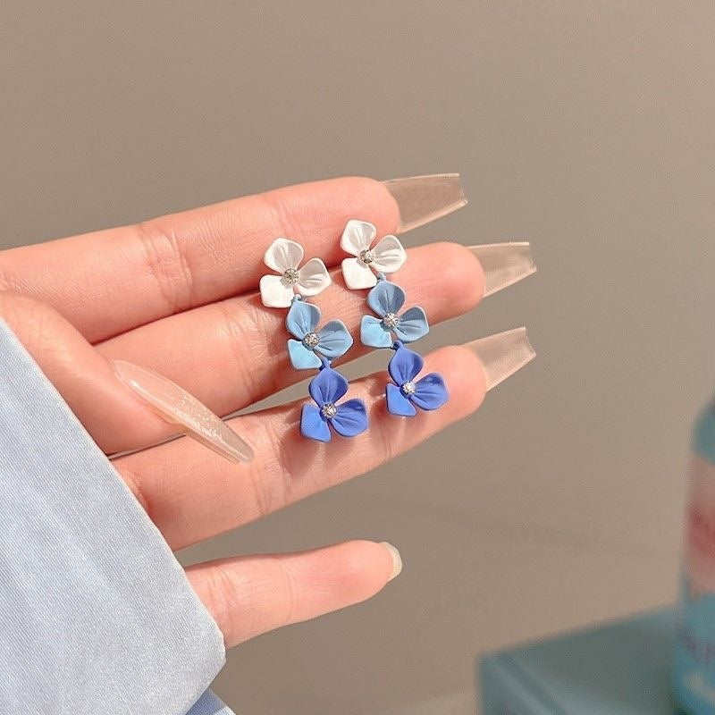 Wholesale Dopamine colorful beaded earrings