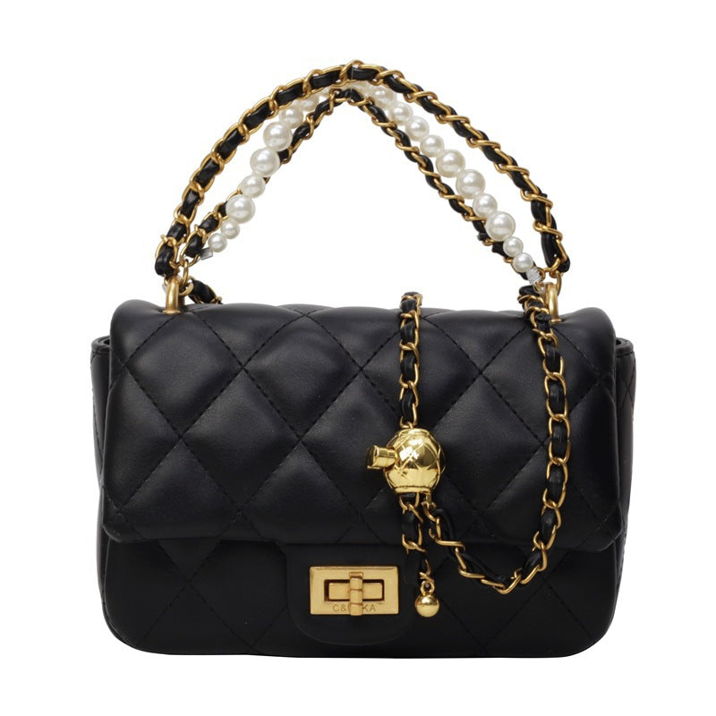 Wholesale Diamond Embroidery Chain Single Shoulder Underarm Small Square Bag