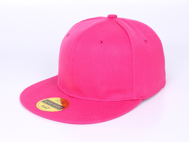 Wholesale solid color light board cap skateboard flat cap dead fly hip-hop blank baseball hat
