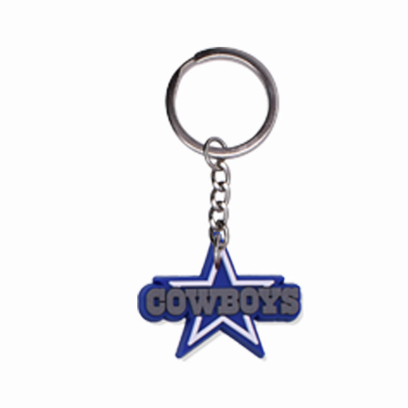 Wholesale 20pcs/pack Ice Hockey PVC Soft Cartoon Keychain