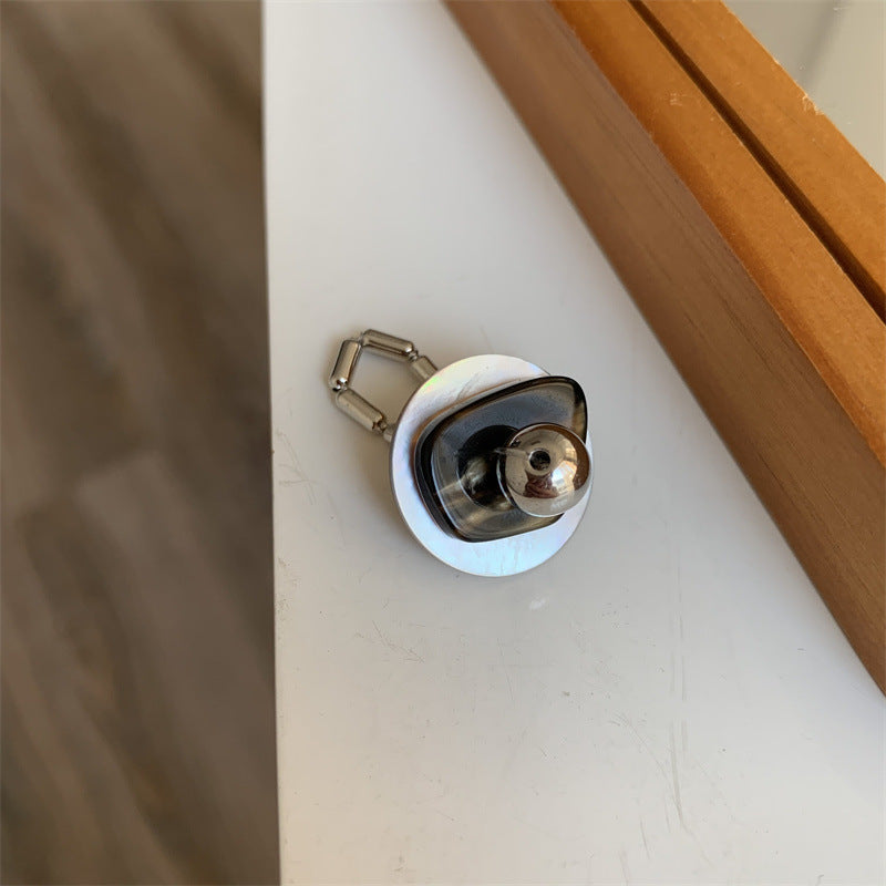 Wholesale Retro beaded cool elastic stacking ring