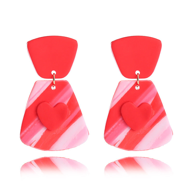 Wholesale Valentine's Day Love Soft Ceramic Earrings