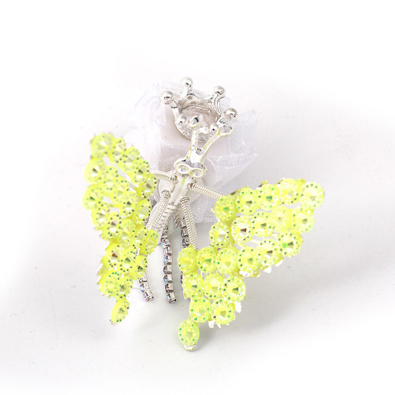 Wholesale 10pcs Heavy Industry Diy Rhinestone Wings Butterfly Beads