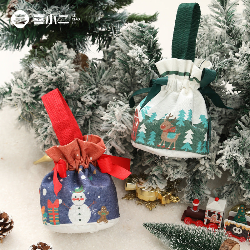 Wholesale Christmas Eve gift bag apple bag