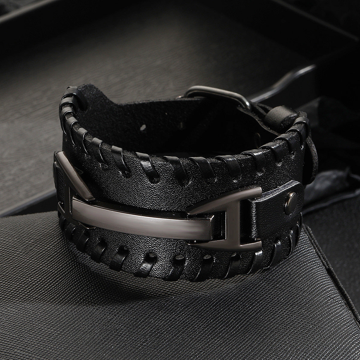 Wholesale Leather Vintage Ethnic Style Men's Bracelets