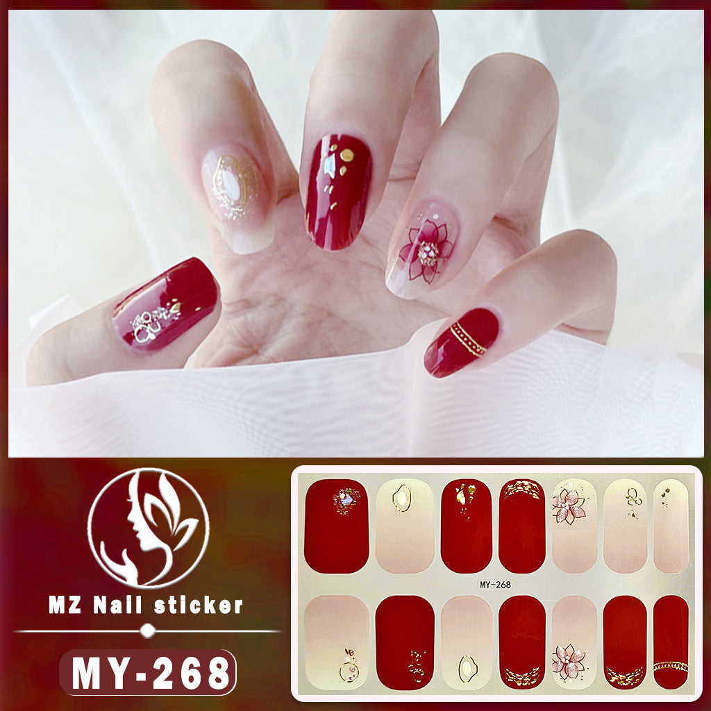 Wholesale MY Butterfly Baking Free Gel 5D Waterproof Diamond Like Nail Polish Stickers
