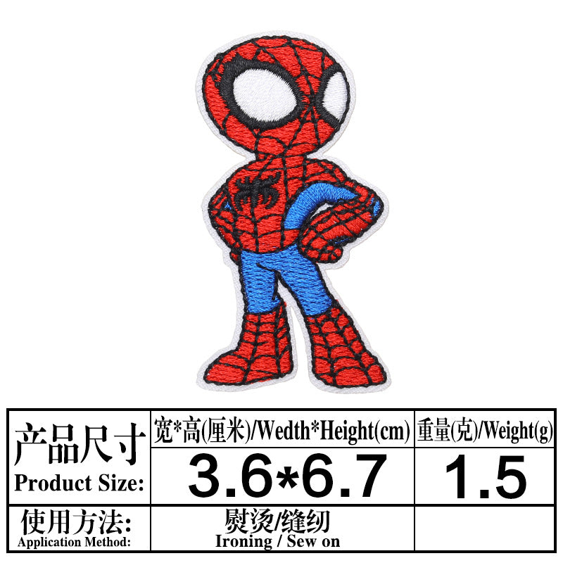 Wholesale Cartoon Embroidered Patches Set 20 Styles Twill Applique For Clothing Coat Bag Decor Boutique Resale Accessory OLY Exclusive
