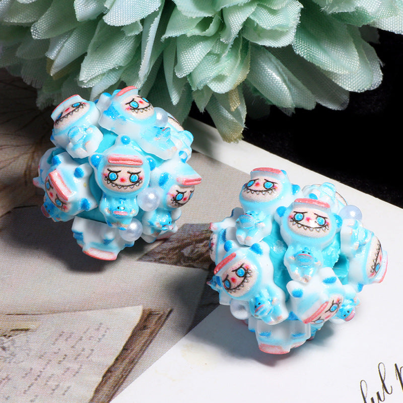 Wholesale 10pcs Cute cartoon Beads