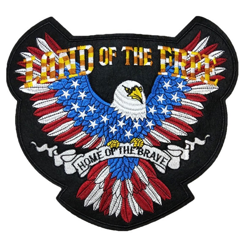 Wholesale Large punk style clothing embroidery DIY Patches