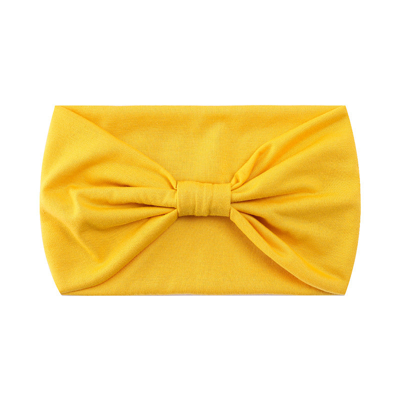 Wholesale Solid color elastic wide brim yoga sweat-absorbent headband