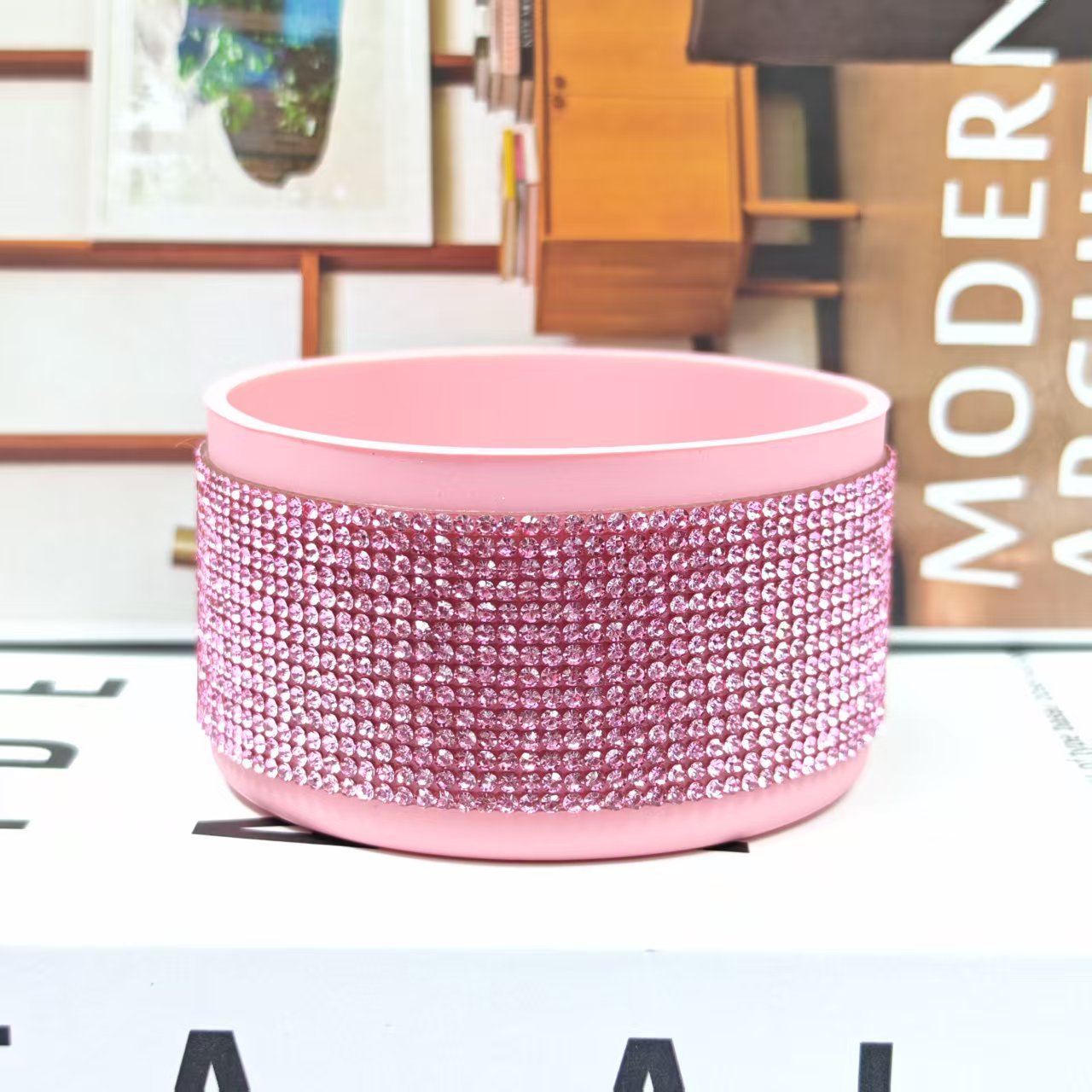 Wholesale Sparkling Diamond Silicone Cup Sleeve  Cup Accessories