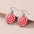 Wholesale Valentine's Day love Stainless steel Stainless steel glass heart-shaped ear hook Time Gem earrings