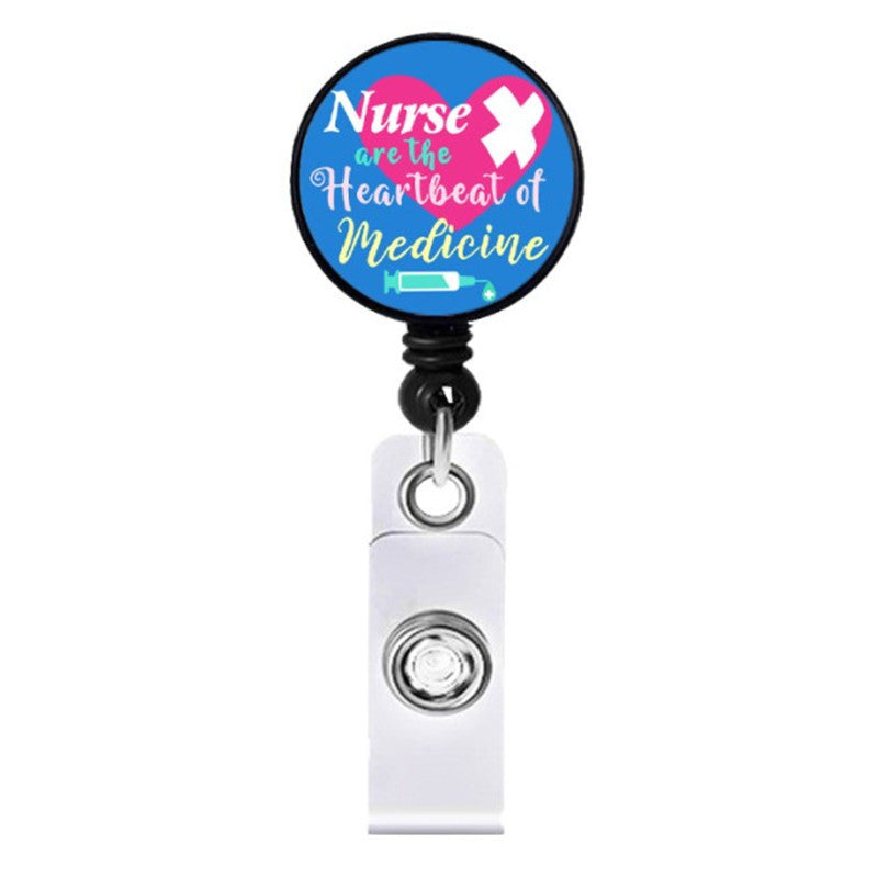 Wholesale Badge Reels ABS Badge Reels Doctor Nurse Retractable Keychain