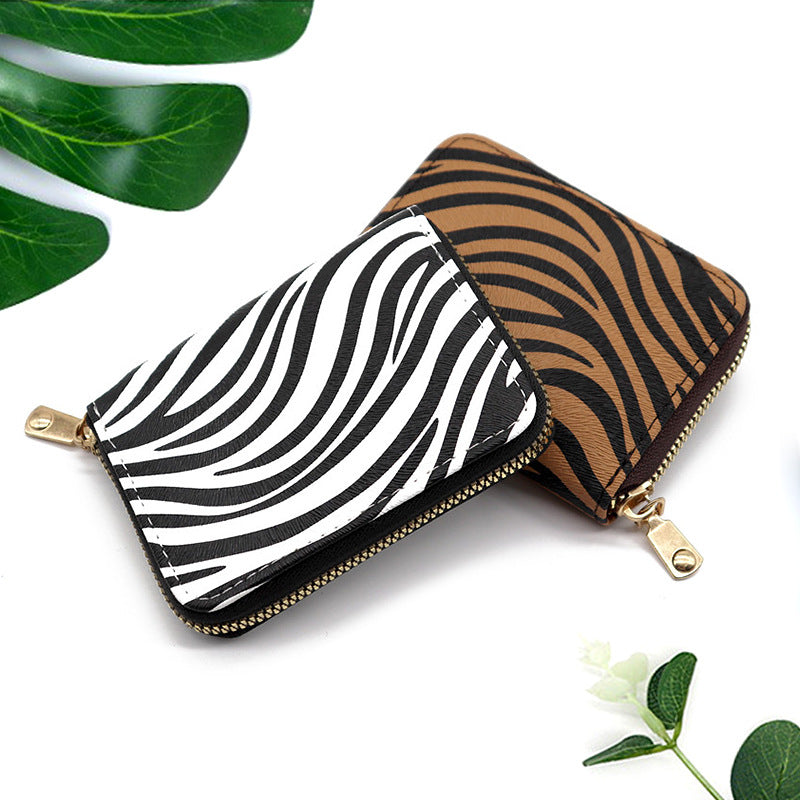 Wholesale Animal Pattern Large Capacity Multi Card PU Zero Wallet