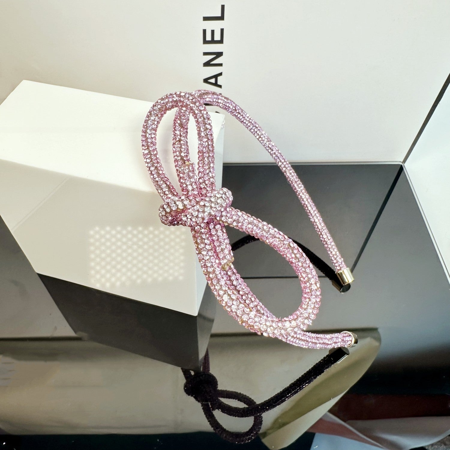 Wholesale Super Flash Rhinestone Versatile Knotted Full Diamond Headband Headwear