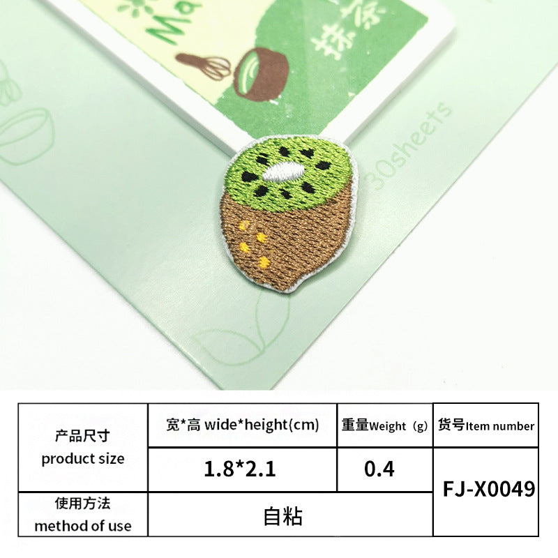 Wholesale Cartoon Fruit Embroidery Decorative Patch