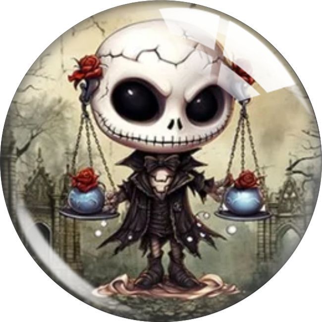 Wholesale  10pcs Skull Cartoon Crystal Soft Magnetic Fridge Magnet