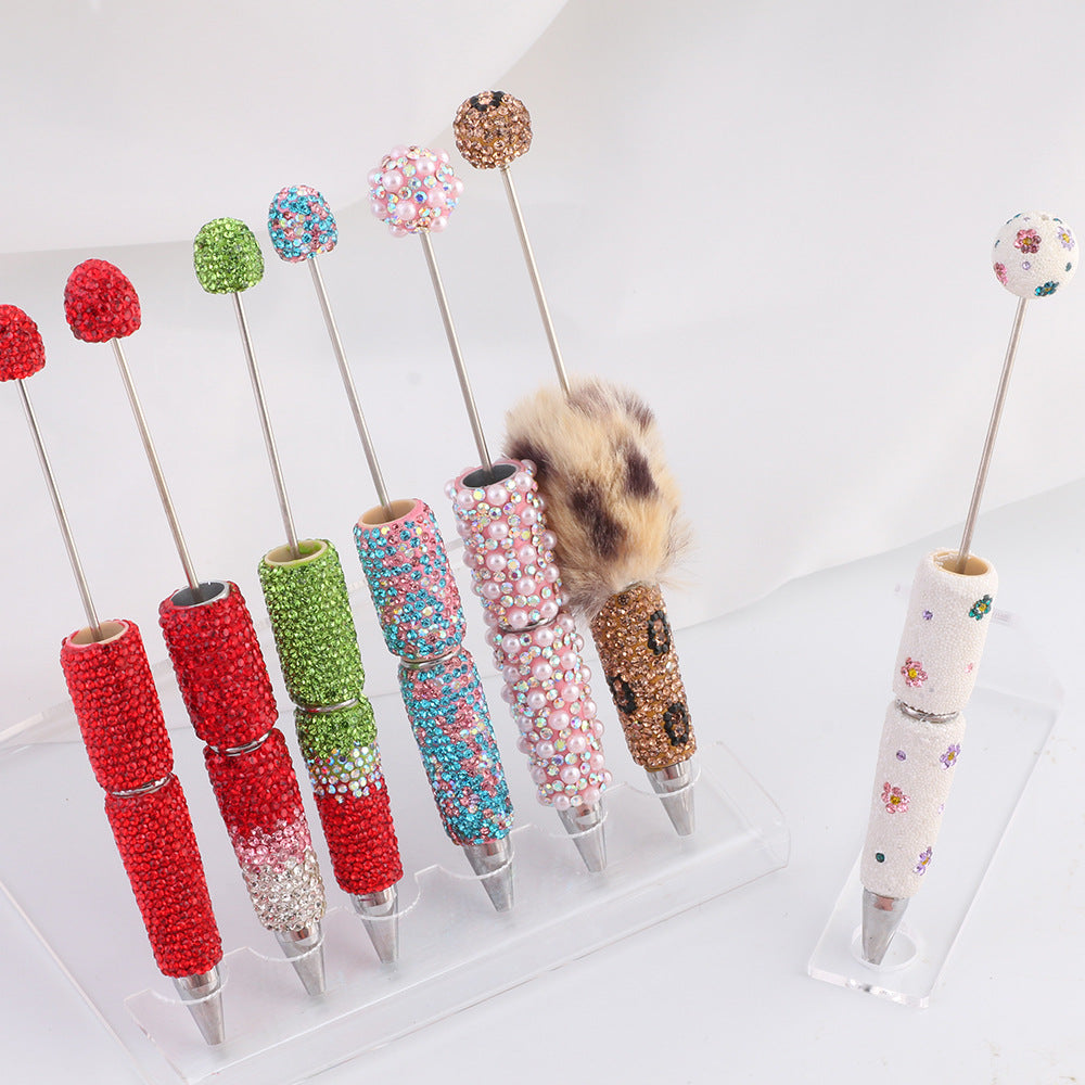 Wholesale 5pcs Colorful pearl daisy beadable pens