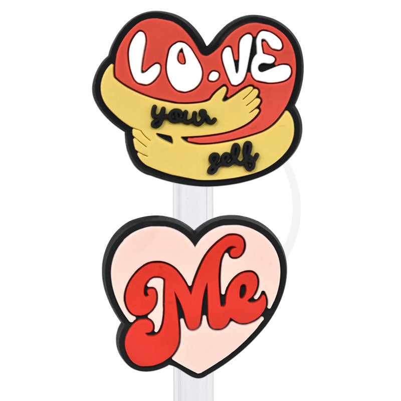 Wholesale  Random 100pcs/pack    Internet celebrity straw cap dustproof straw cover   Straw Tube Cap