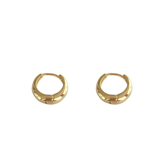 Wholesale Gold Tone Zinc Alloy Geometric Ear Cuffs French Style Minimalist Earrings For Women Chic Everyday Fashion Accessory