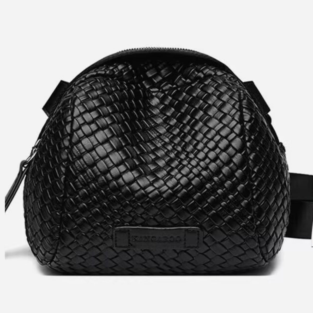 Wholesale PU Single Shoulder Diagonal Cross Casual Simple Black Small Bag