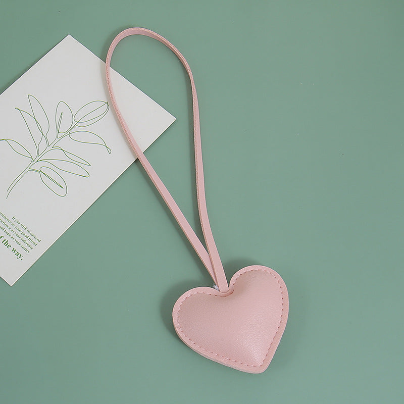 Wholesale Leather Heart-Shaped Hand Strap Keychain