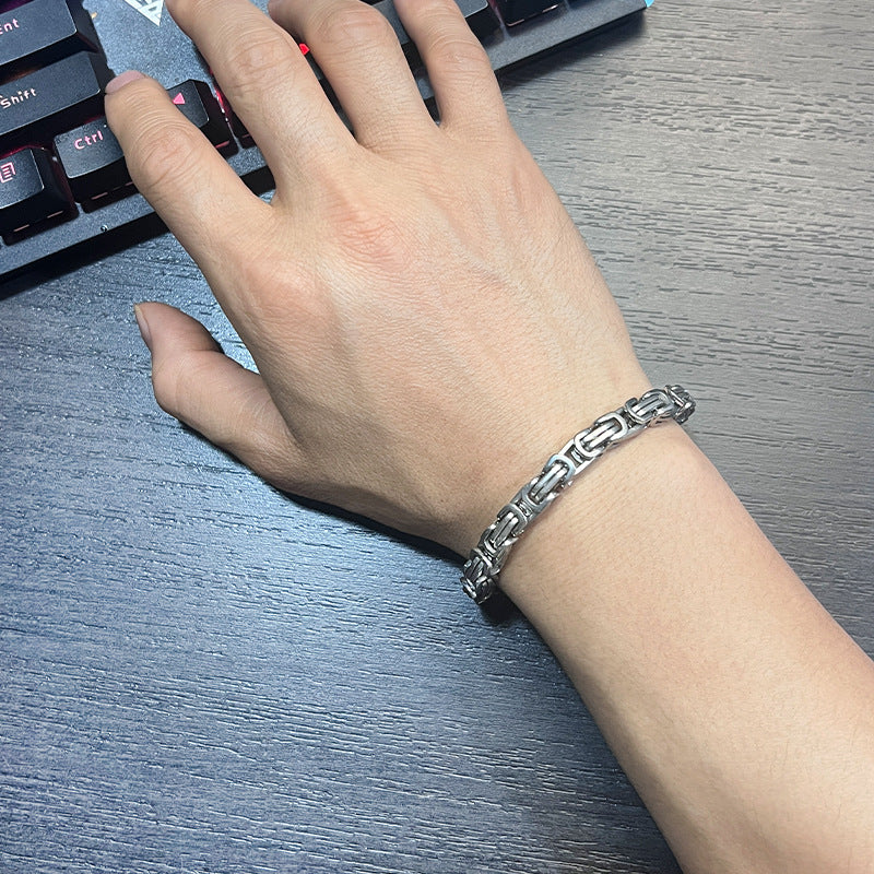 Wholesale Titanium Steel Non-fading Cuban Bracelet