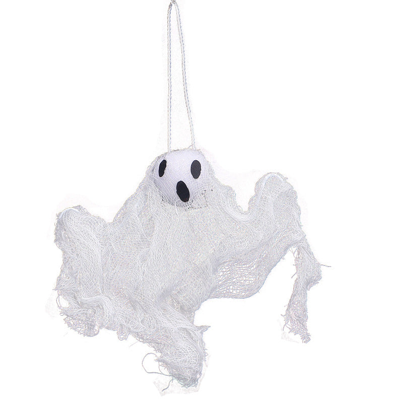 Wholesale Halloween Ghost Flag Halloween Photo Props Ghost Festival Funny Silk Ghost Halloween Yard Decoration Ghost