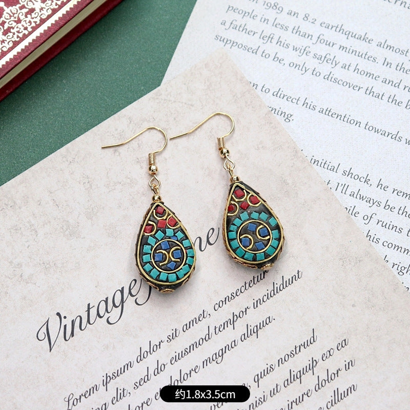 Wholesale Exotic Retro Alloy Earrings
