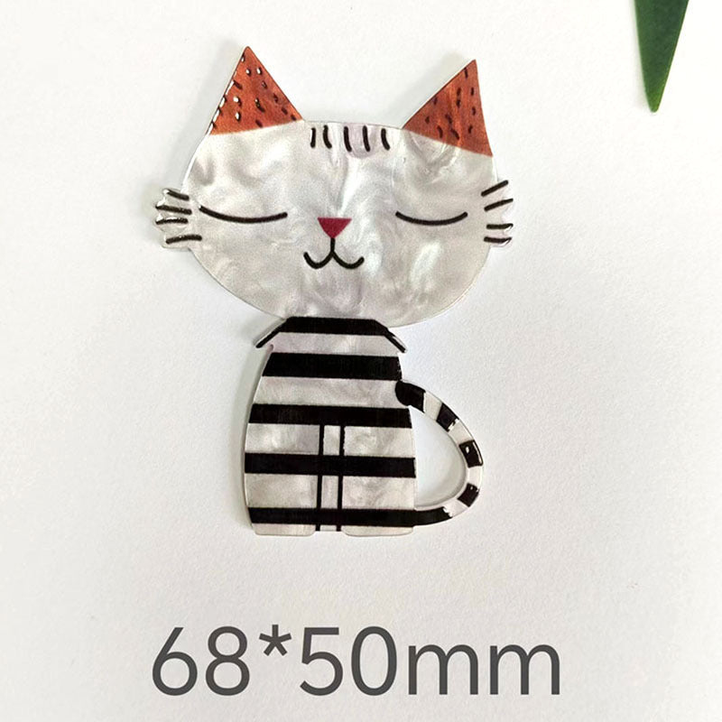 Wholesale 10pcs Cute and adorable cat Acrylic Flatback