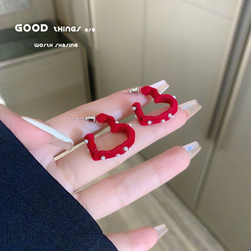 Wholesale Christmas Red Earrings