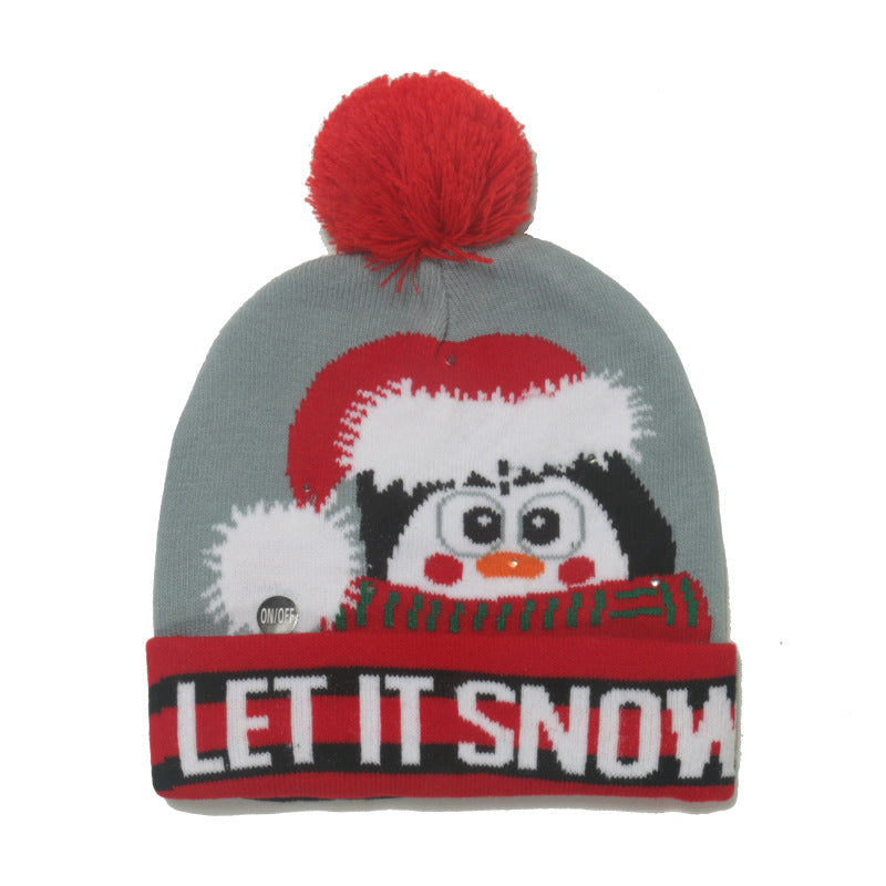 Wholesale Christmas Snowman Reindeer Christmas Tree Knit Hat