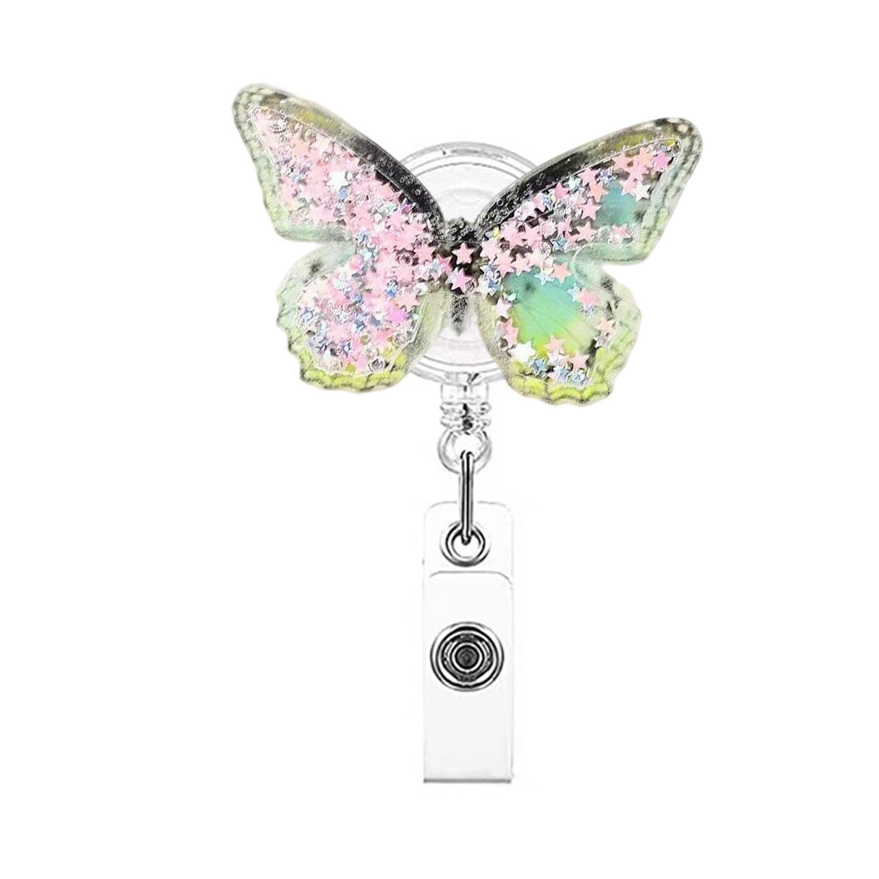 Wholesale Colorful butterflies Badge Reels