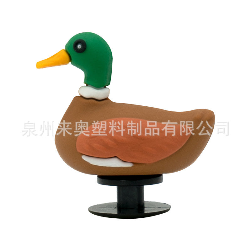 Wholesale 5pcs Cute cartoon animal garden 3D hole shoes decorative accessories