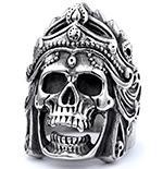 Wholesale  Simple Retro Punk Goethe Ring Titanium Steel Rust-free Fashion Jewelry Ring Pendant