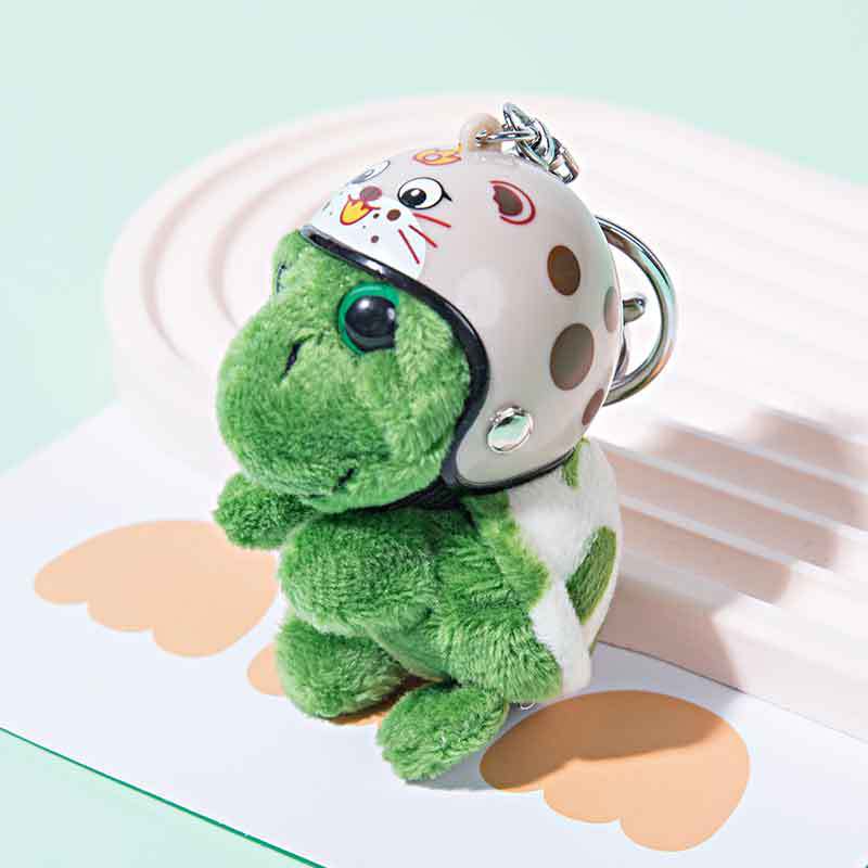 Wholesale Helmeted Turtle Cute Plush Turtle Accessory Keychain