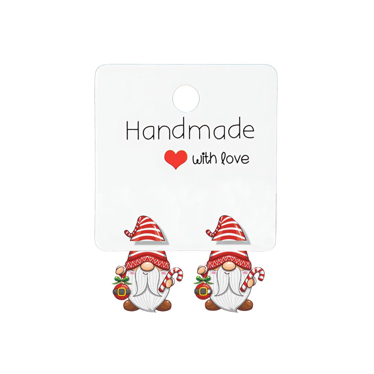 Wholesale Christmas-themed acrylic earrings