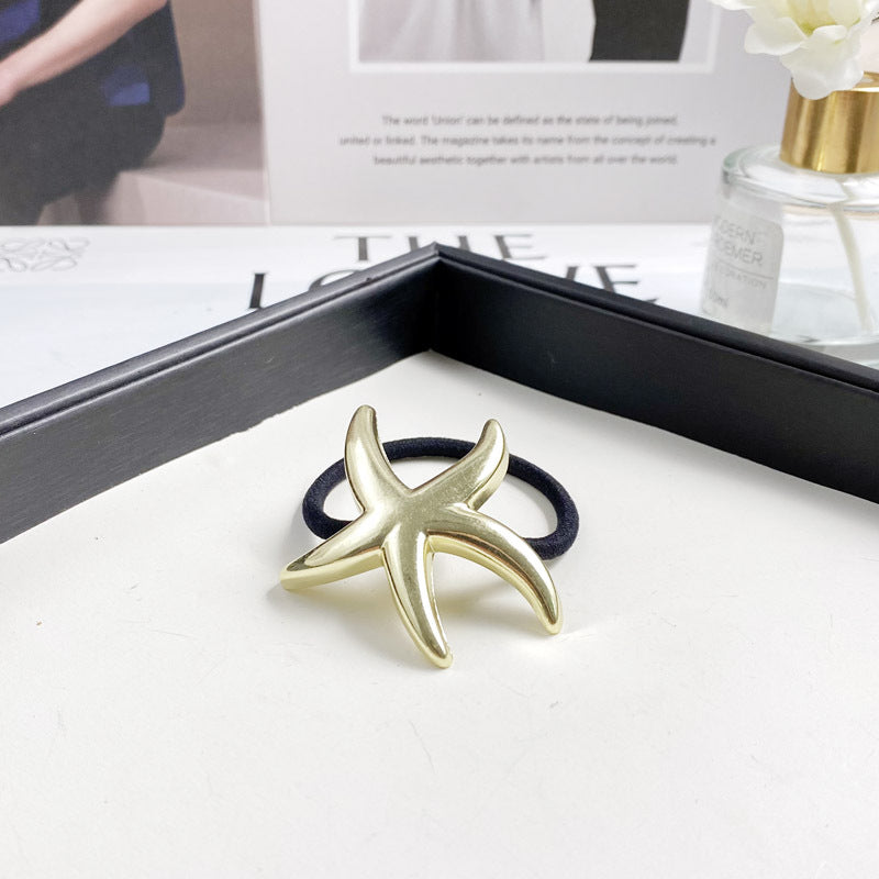 Wholesale Fashion Alloy Starfish Butterfly Simple Elegant Hair Ring