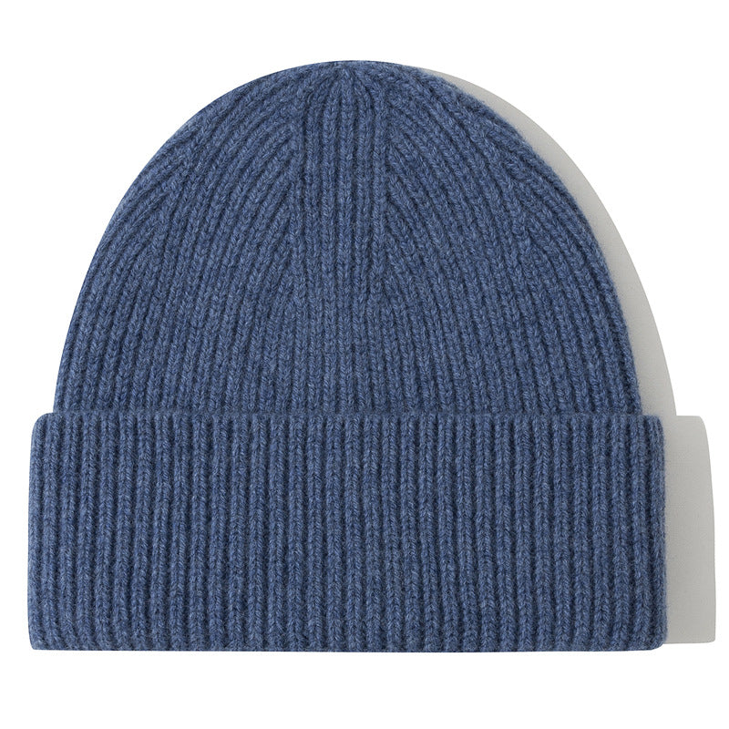 Wholesale Thick Pure Wool Beanie Winter Hat