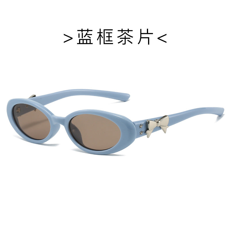 Wholesale Small oval frame luxury sunglasses