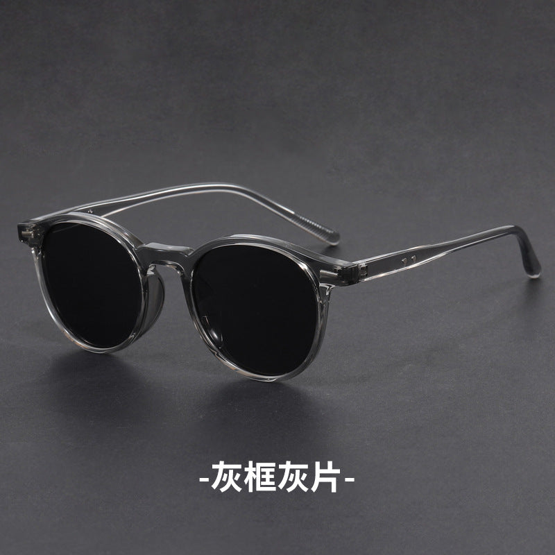 Wholesale Ultralight Sunglasses UV Protection Retro Round Frame Sunglasses