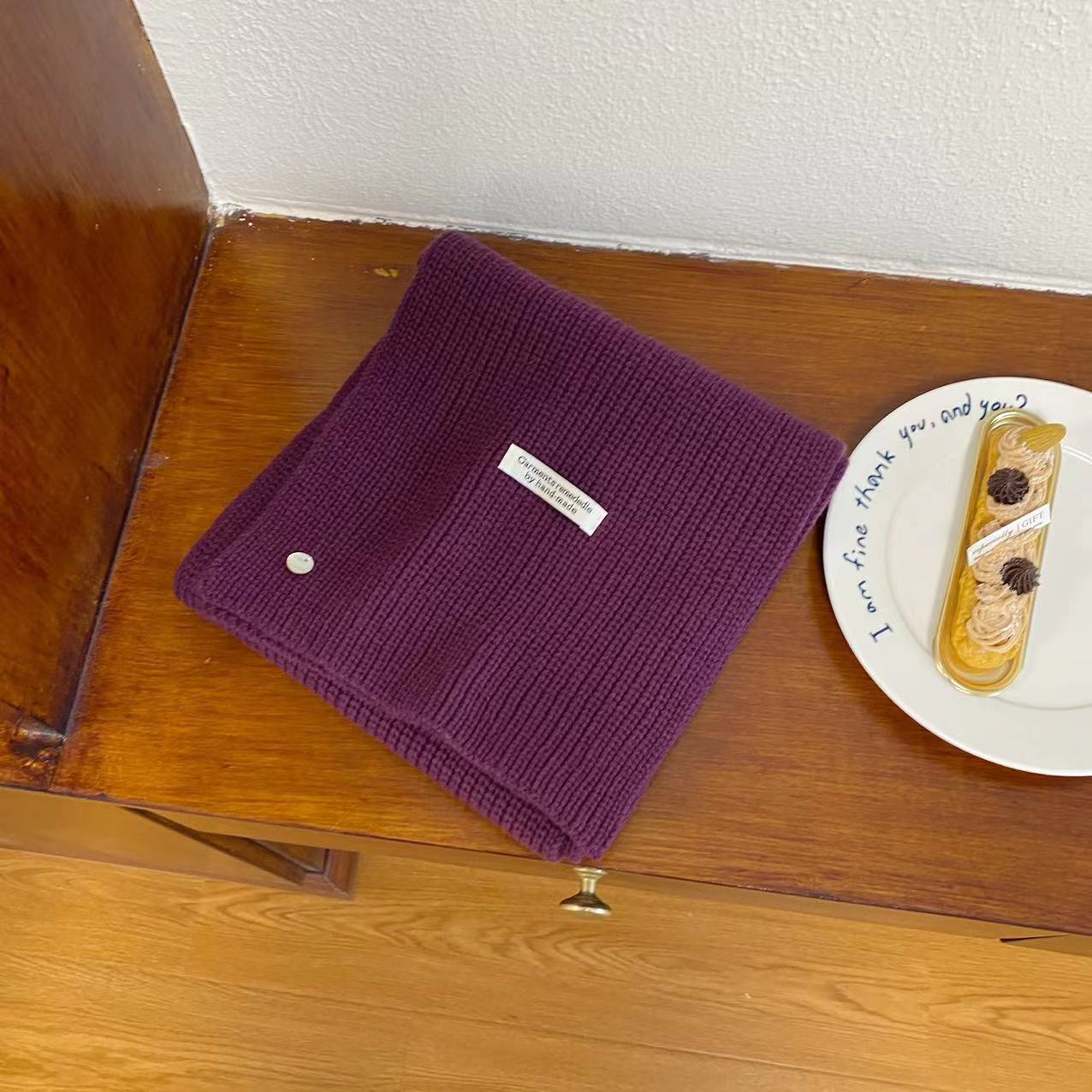 Wholesale Multicolor Knitted Wool Scarf