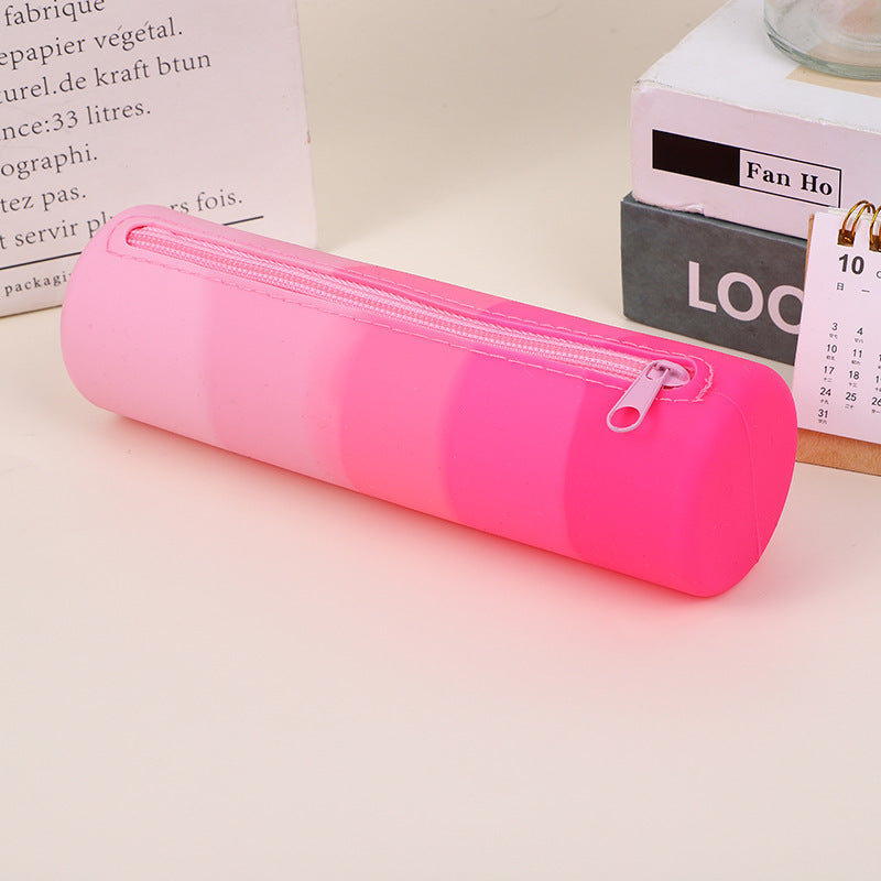 Wholesale School Bag  Silicone Pencil Case Fountain Pen Stationery Bag