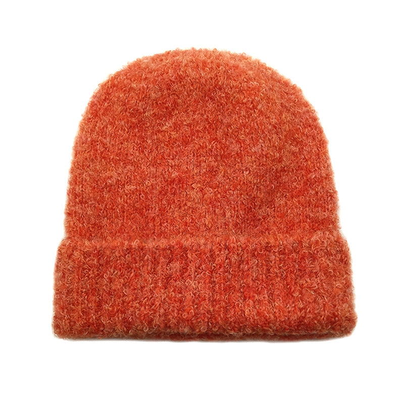Wholesale Autumn and Winter Loose Thickened Warm Stacked Acrylic Wool Hat