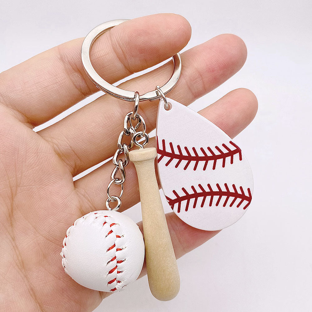 Simulación al por mayor mini llaves de aleación de softbol de béisbol