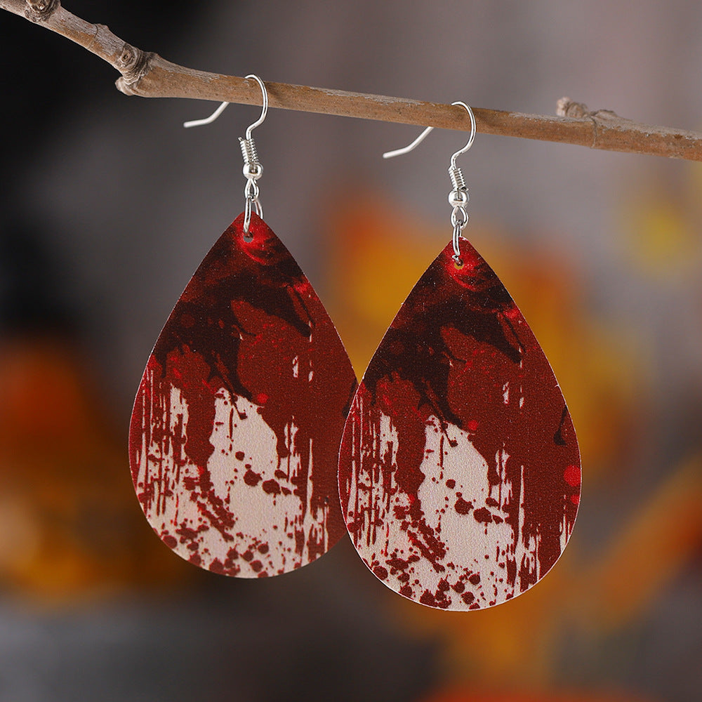 Wholesale  Gothic Leather Earrings