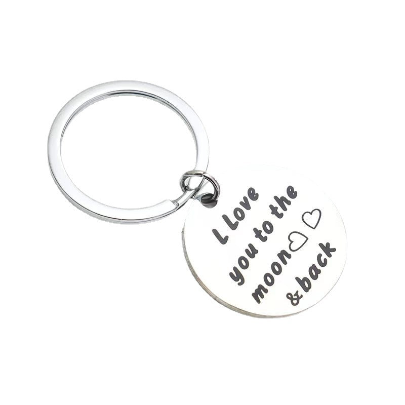 Wholesale Valentine's Day Gift FUCKING MlSS YOU Stainless Steel Keychain