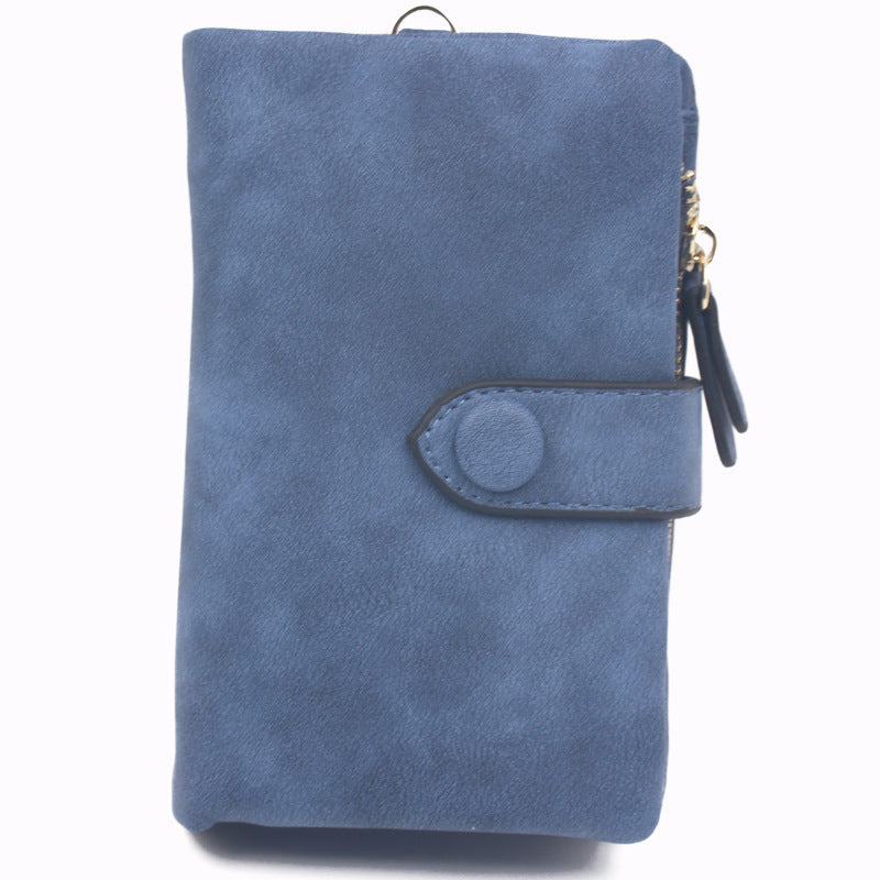 Wholesale PU Short Multi Card Ladies Wallet