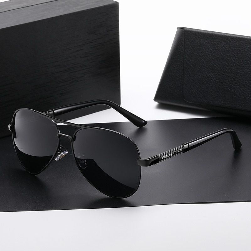 Wholesale Metal resin polarized sunglasses men's sunglasse