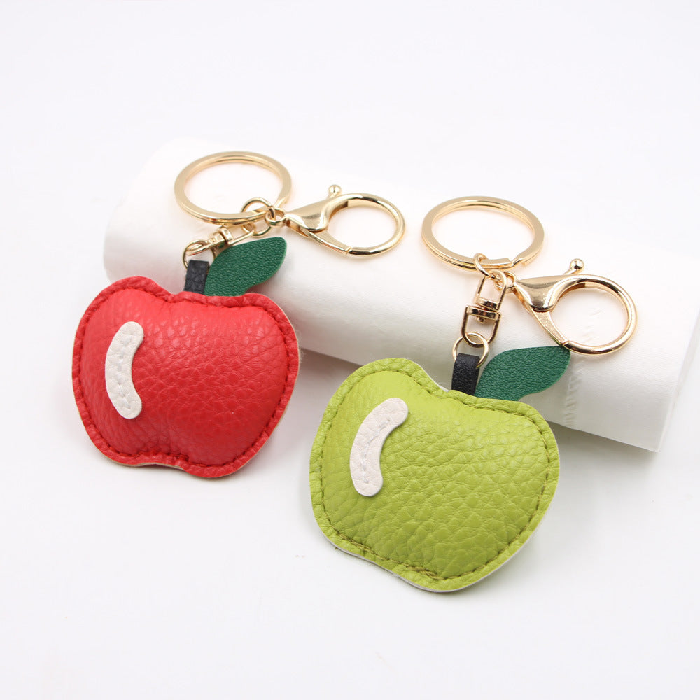 Wholesale Stylish PU Leather Keychain Electroplated Finish Car Key Accessory Bag Charm For Modern Party Favors And Resale